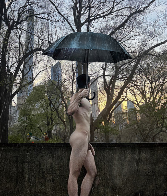 just danngling in the rain